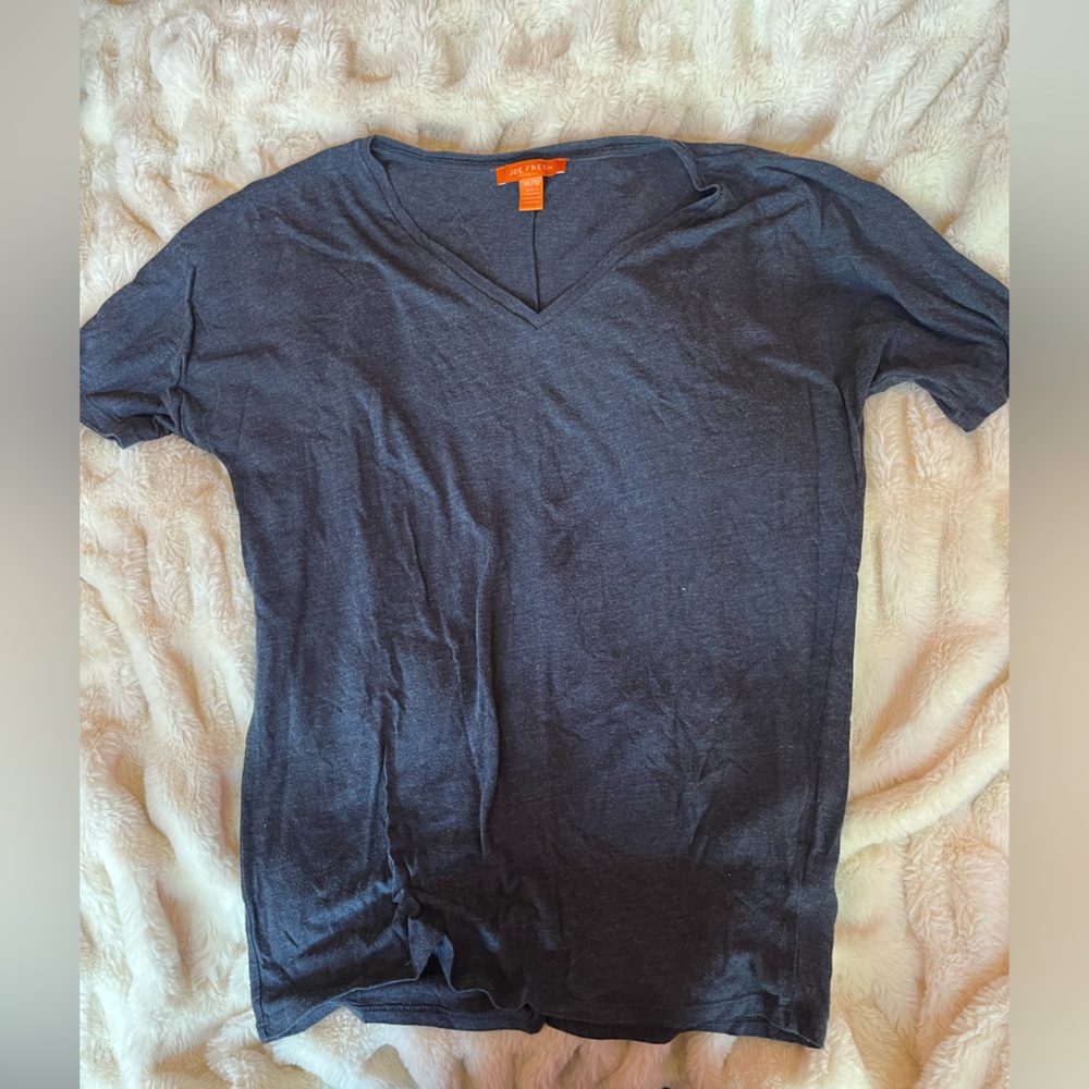 Joe Fresh navy blue oversized super soft t-shirt